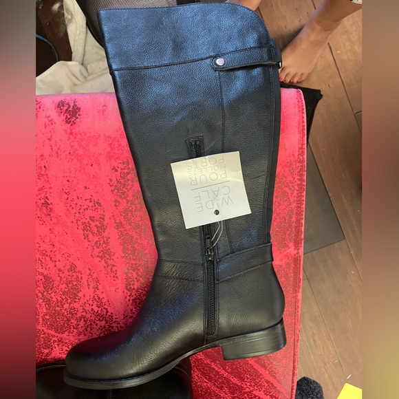 New tall wide calf naturalized boots. - Picture 2 of 4